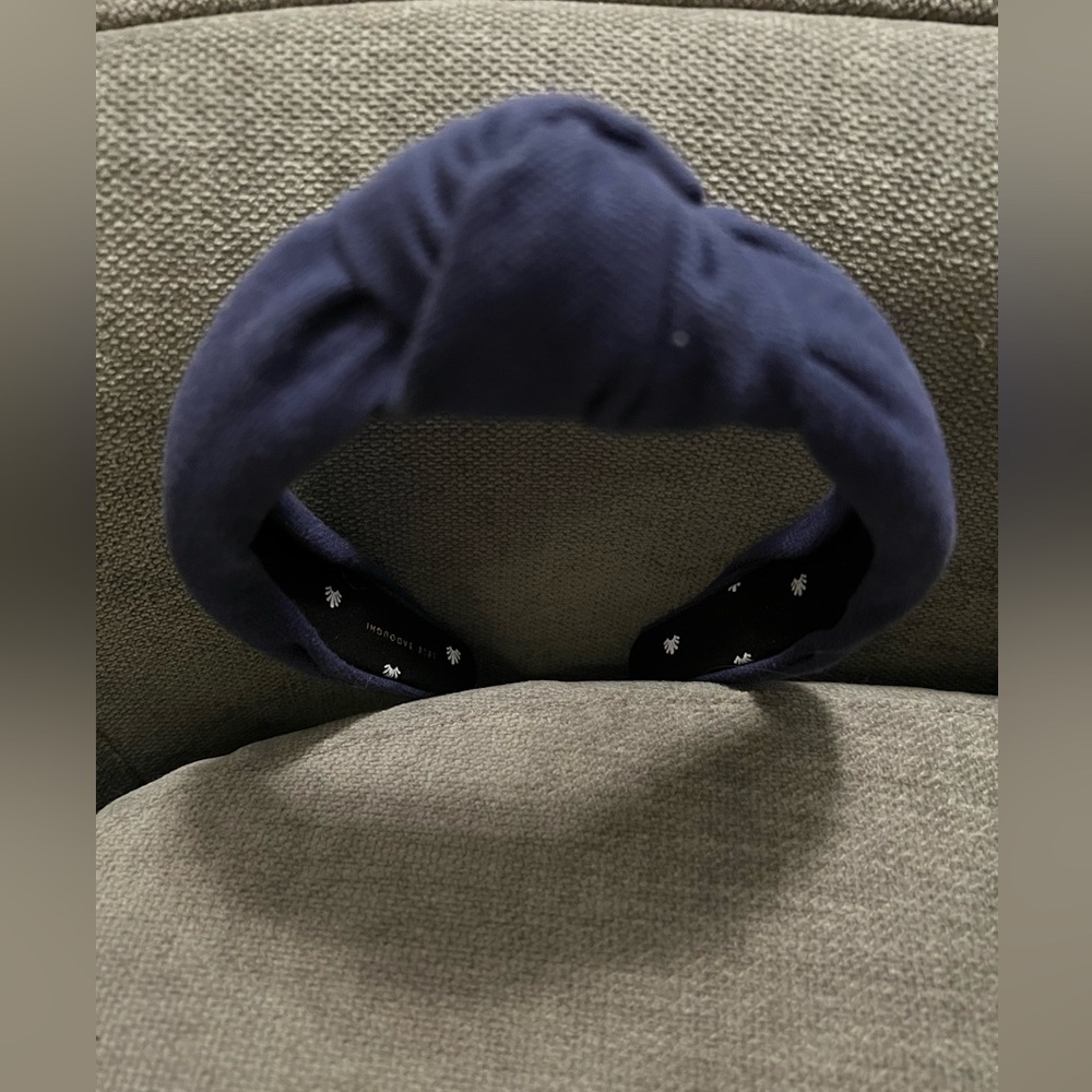 lele sadoughi headband - navy